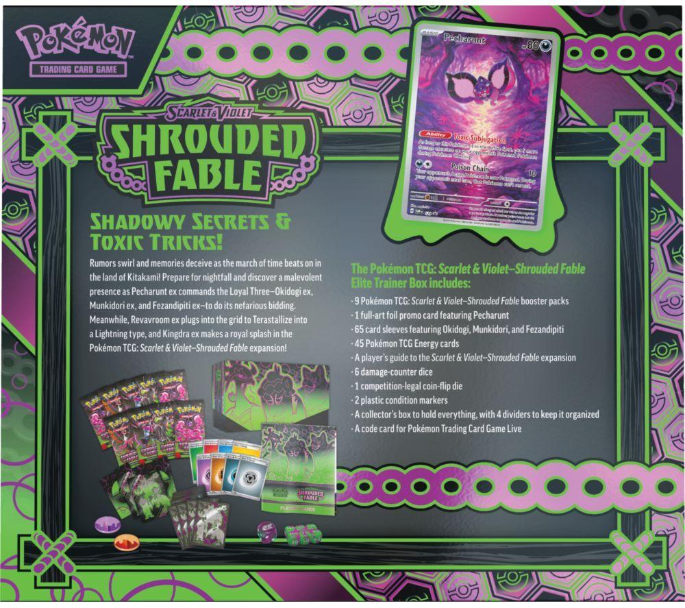 POKEMON TCG Scarlet & Violet Shrouded Fable Elite Trainer Box &ndash; Pack of Ten image number 4 of 4
