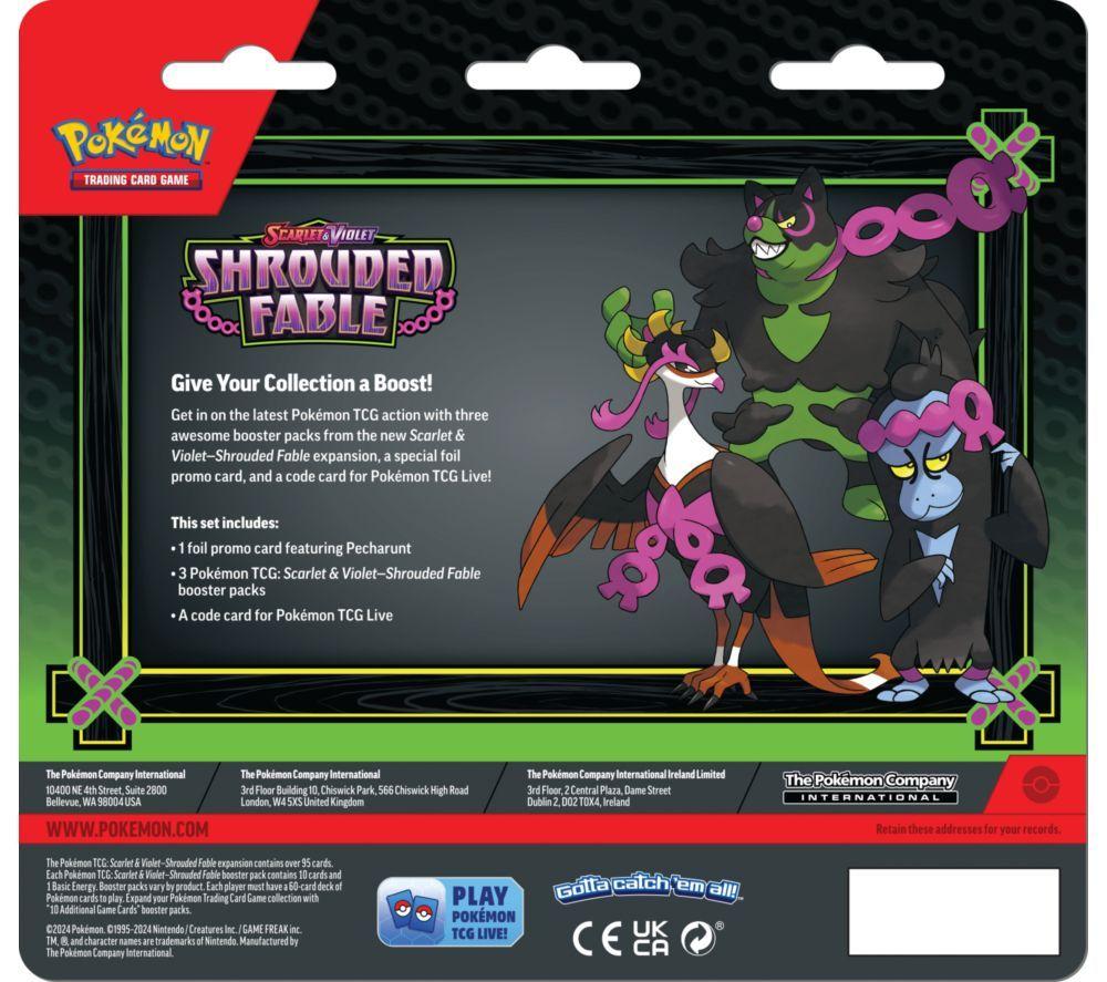 POKEMON TCG Scarlet & Violet Shrouded Fable Booster Packs image number 2 of 2