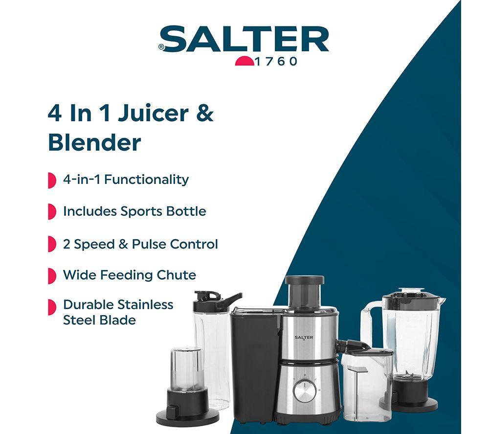 SALTER EK4294F 4-in-1 Juicer & Blender Set - Black image number 5 of 8