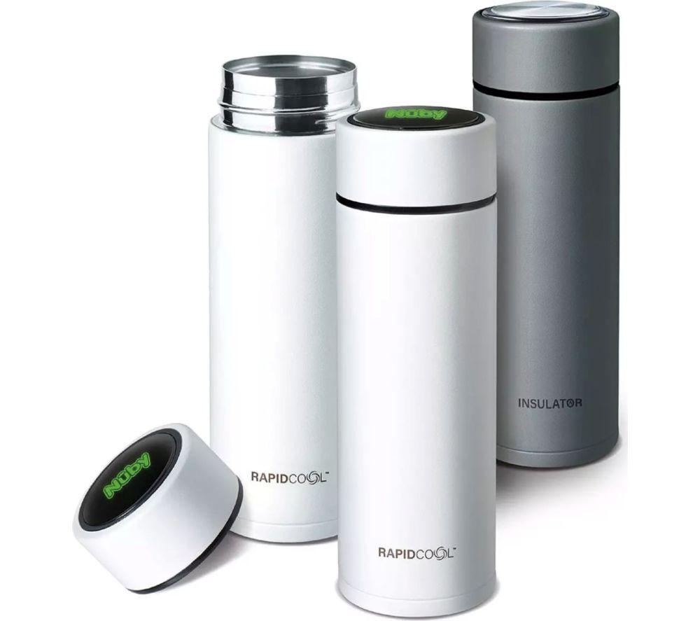 NUBY RapidCool NB30131 Feeding Kit - White & Grey