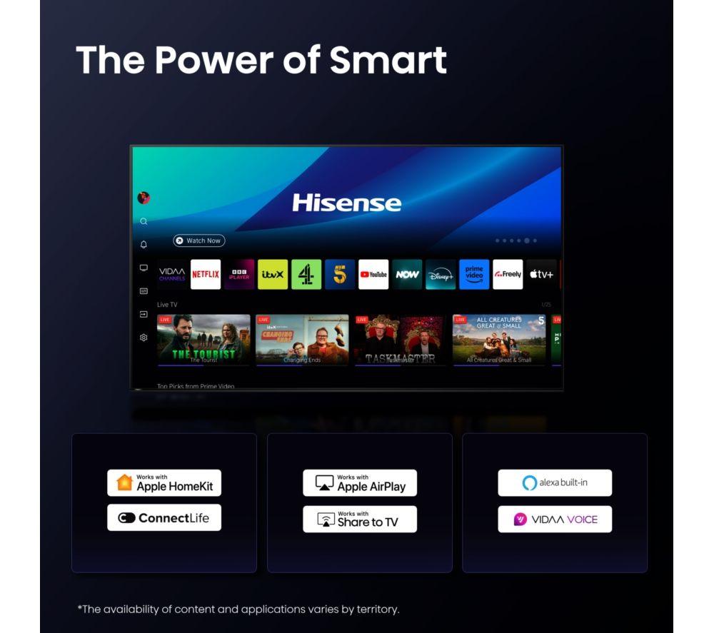 HISENSE E7Q PRO 50" QLED 4K HDR Smart TV with Freely - 50E7QTUK PRO image number 55 of 62