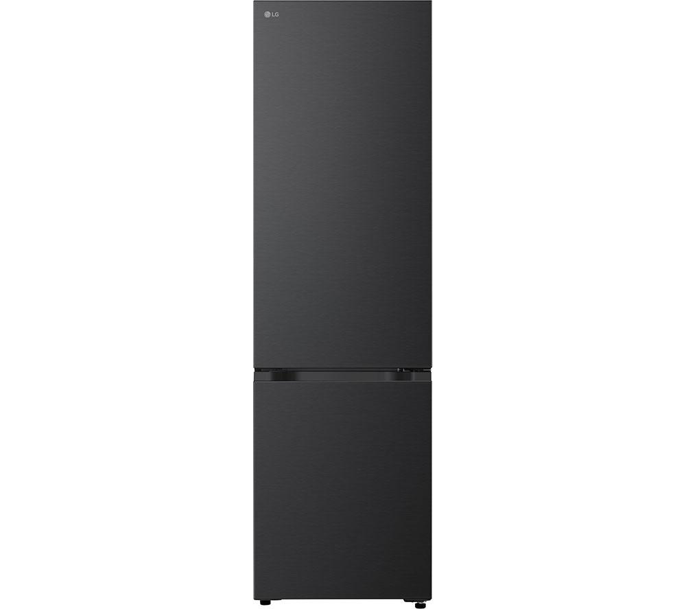 LG NatureFRESH GBBS524CEV 60/40 Fridge Freezer – Essence Black Steel, Black