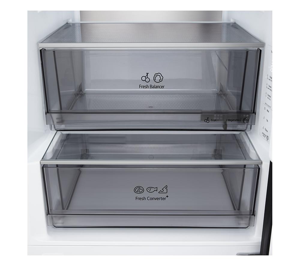 LG Fit & Max GBBS524CEV 60/40 Fridge Freezer - Essence Black Steel image number 15 of 20