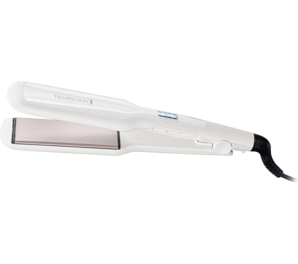 REMINGTON Pro Ceramic S5527 Extra Wide Hair Straightener - White