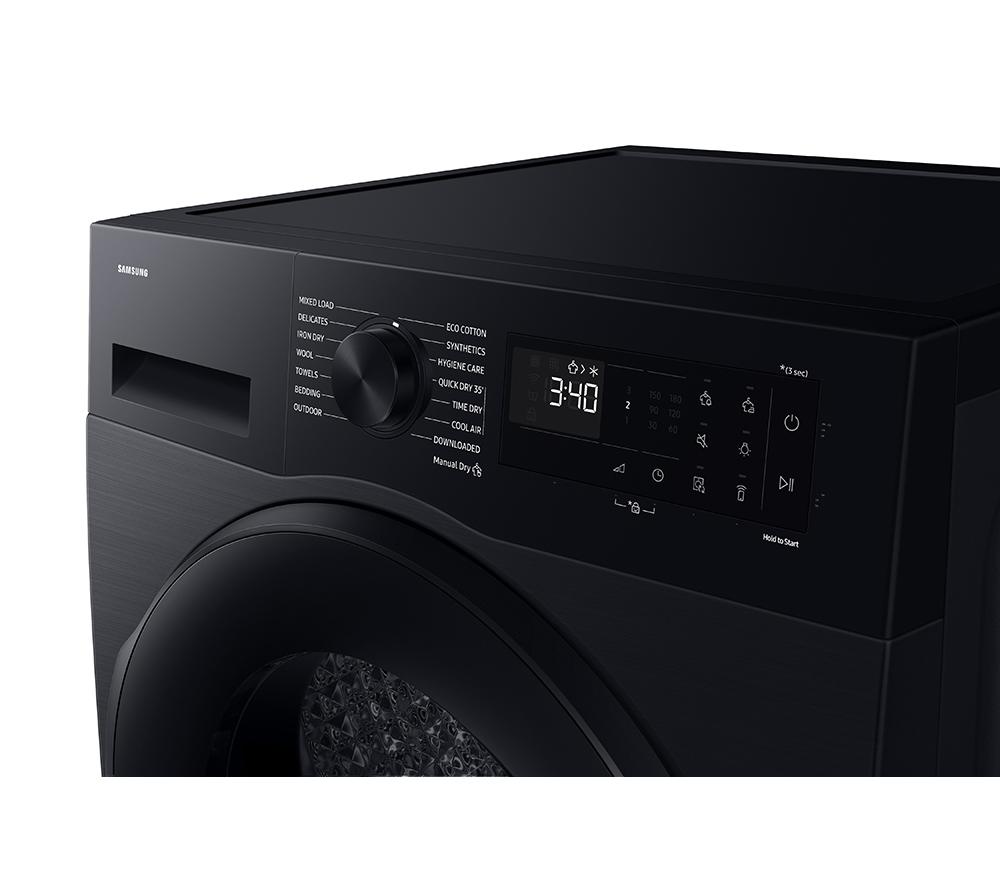 SAMSUNG Series 5 AI Energy DV90DG52A0ABEU WiFi-enabled 9 kg Heat Pump Tumble Dryer - Black image number 3 of 12