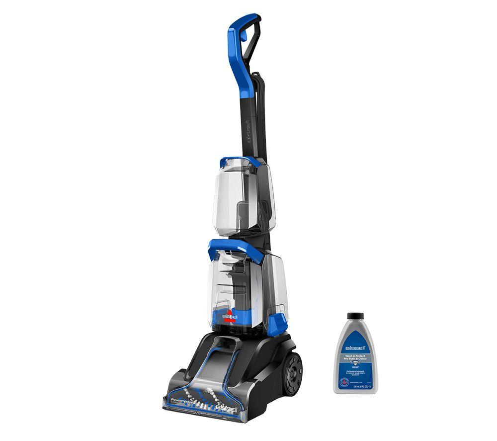BISSELL Powerwash Compact 4055e Upright Carpet Cleaner - Black & Blue