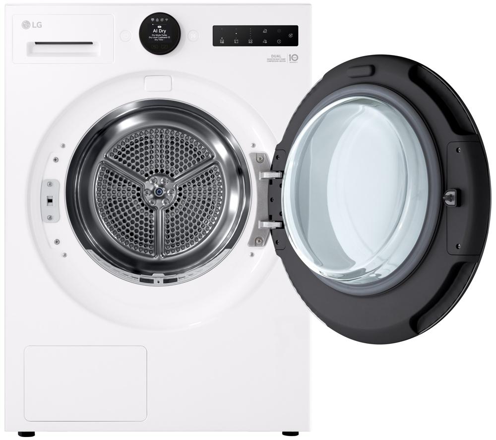 LG VX70 Series AI Dry RHX7009TWB 9 kg Heat Pump Tumble Dryer - White image number 13 of 21