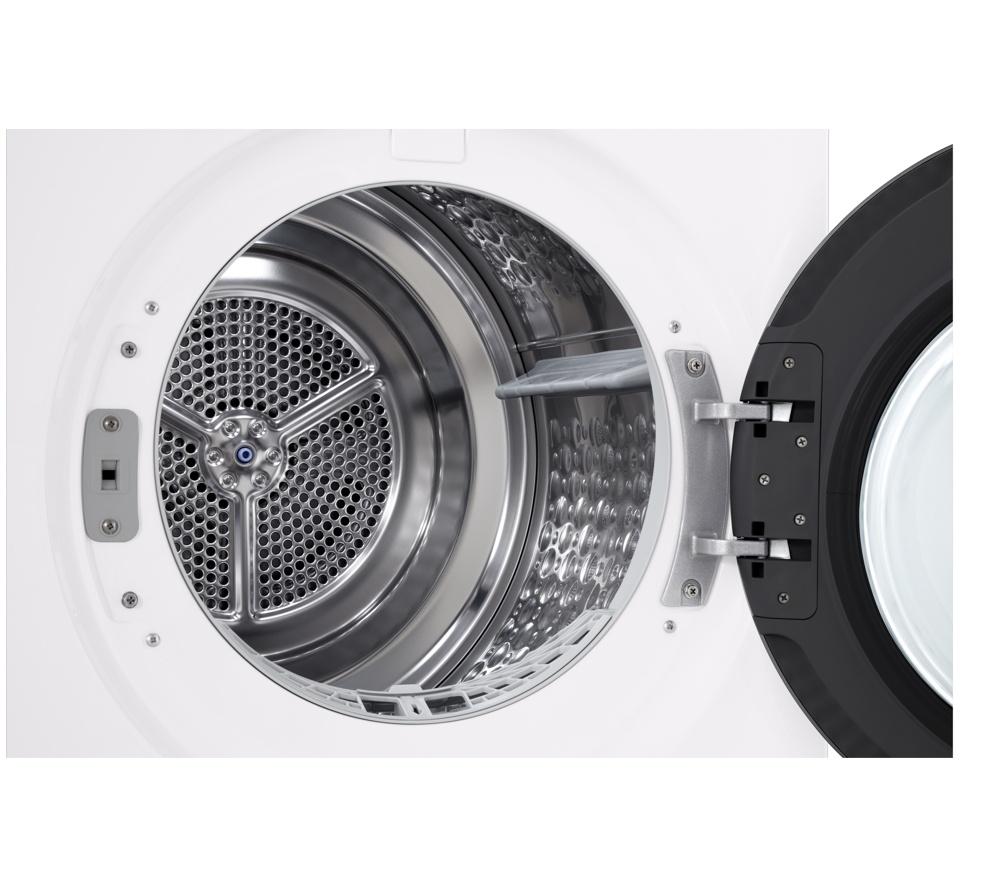 LG VX70 Series AI Dry RHX7009TWB 9 kg Heat Pump Tumble Dryer - White image number 16 of 21