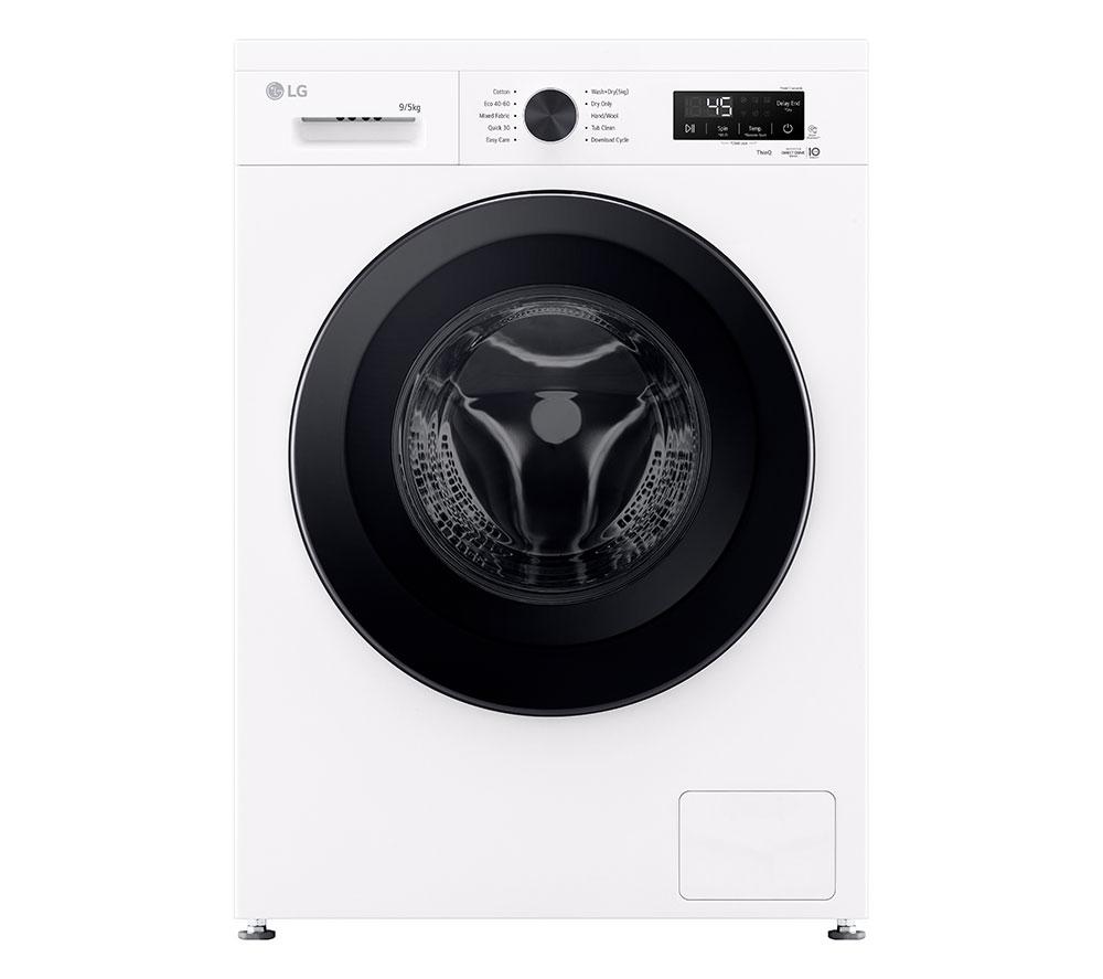 LG X10 Series Direct Drive W4X1095NWK WiFi-enabled 9 kg Washer Dryer - White, White