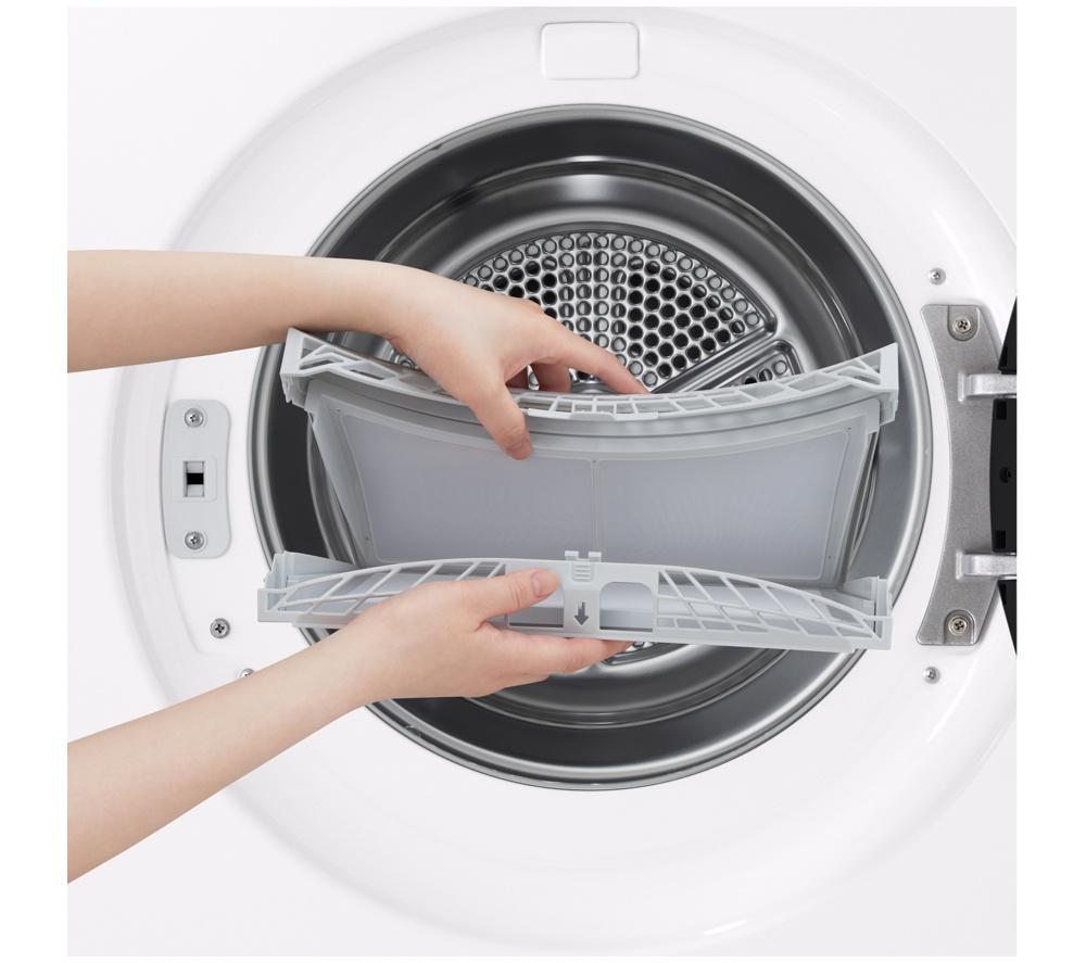 LG Series 7 AI Dry RHX7010TWB 10 kg Heat Pump Tumble Dryer - White image number 20 of 20