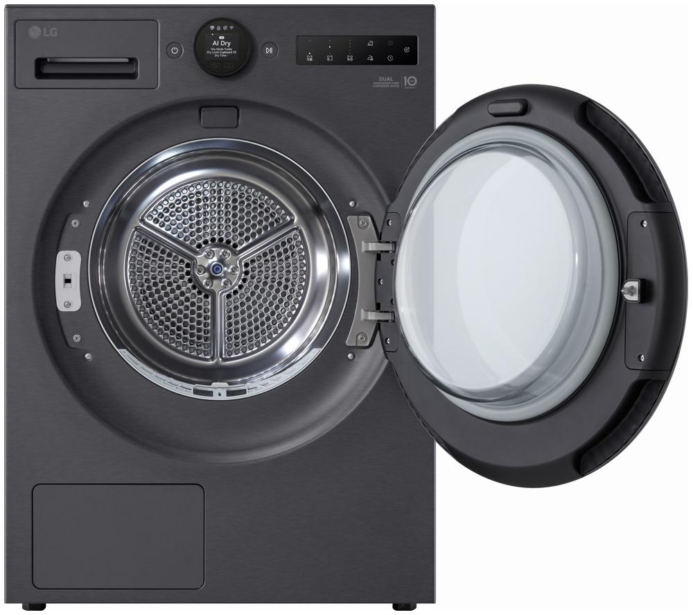 LG Series 7 AI Dry RHX7009TBB 9 kg Heat Pump Tumble Dryer - Matte Black image number 14 of 21