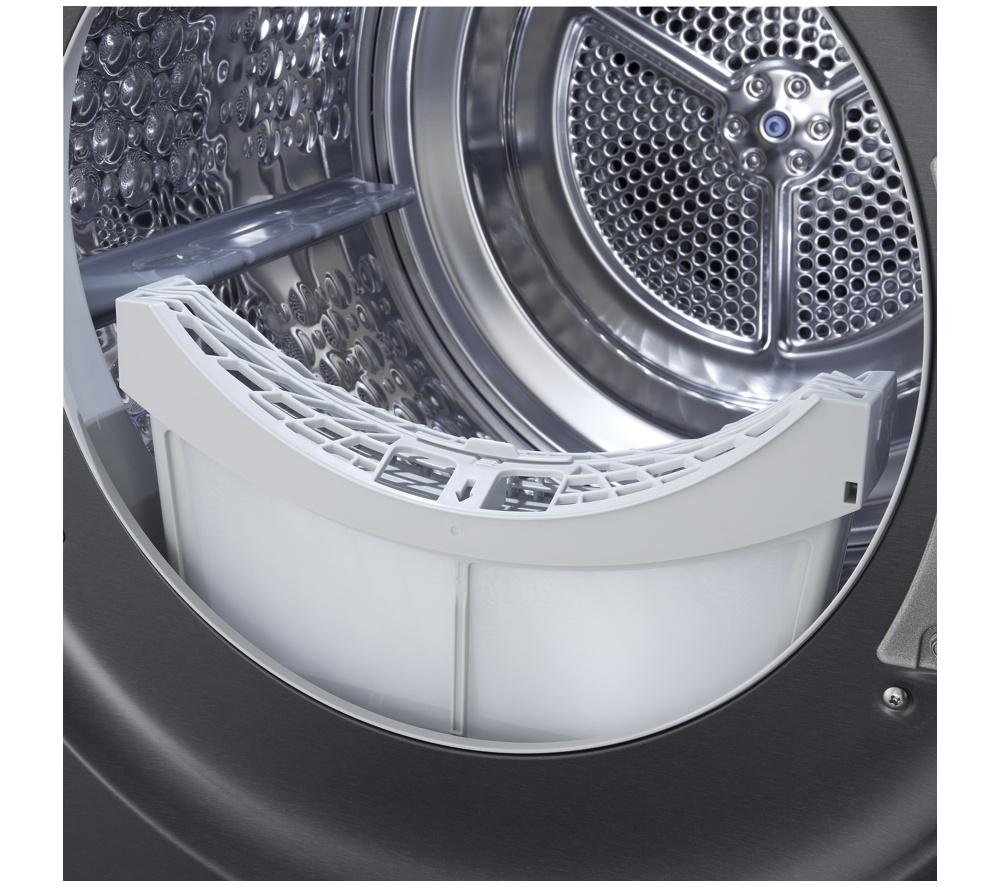 LG Series 7 AI Dry RHX7009TBB 9 kg Heat Pump Tumble Dryer - Matte Black image number 20 of 21