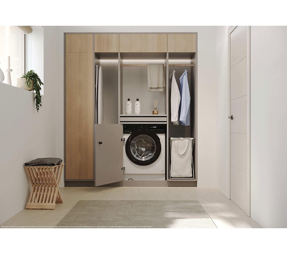 HAIER Series 6 BHA6SD69M6DB9-80 Autodose Integrated WiFi-enabled 9 kg 1600 Spin Washing Machine image number 3 of 18