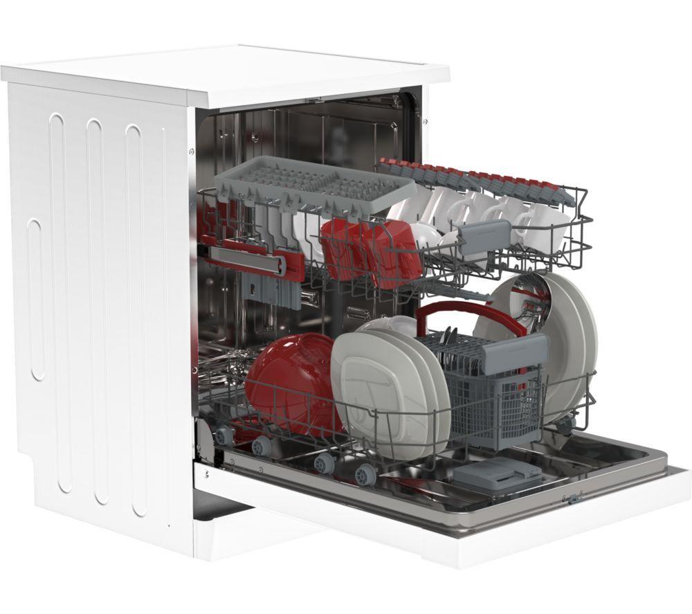 SHARP QW-NA1FF47D4W-EN Full-size Dishwasher - White image number 9 of 9