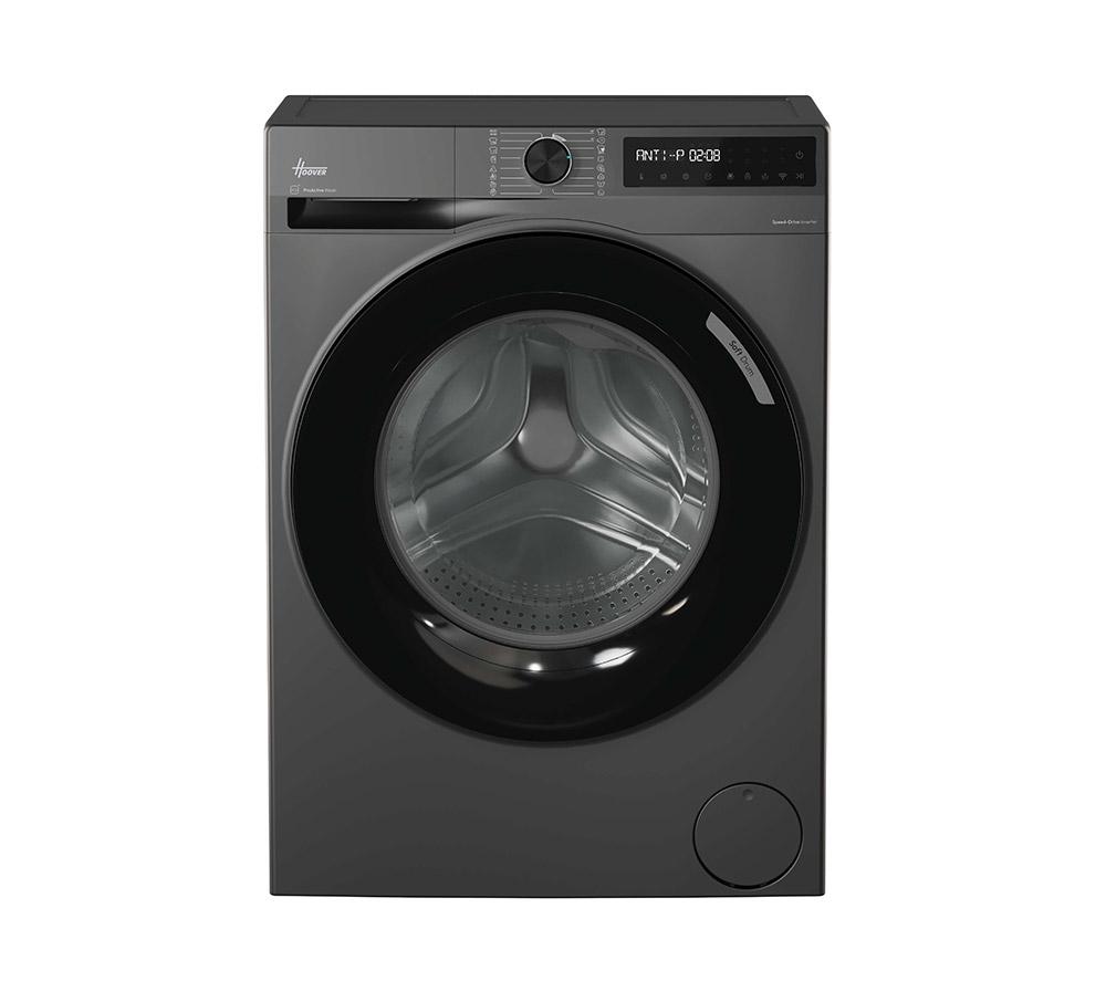 HOOVER Pro Wash Series 3 HBR 410BL8G-80 WiFi-enabled 10 kg 1400 Spin Washing Machine - Graphite, Silver/Grey