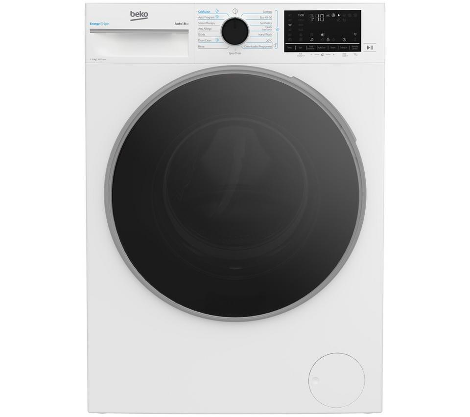 BEKO PRO B5W5941BDW EnergySpin Autodose WiFi-enabled 9 kg 1400 Spin Washing Machine – White