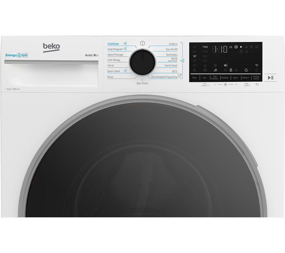 BEKO PRO B5W5941BDW WiFi-enabled 9 kg 1400 Spin Washing Machine &ndash; White image number 4 of 6