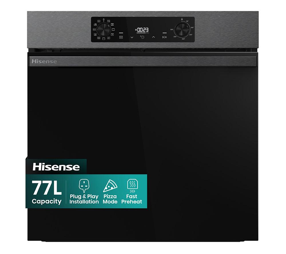 HISENSE Hi2 BI624CTPGUK Plug-in Electric Oven - Black Inox