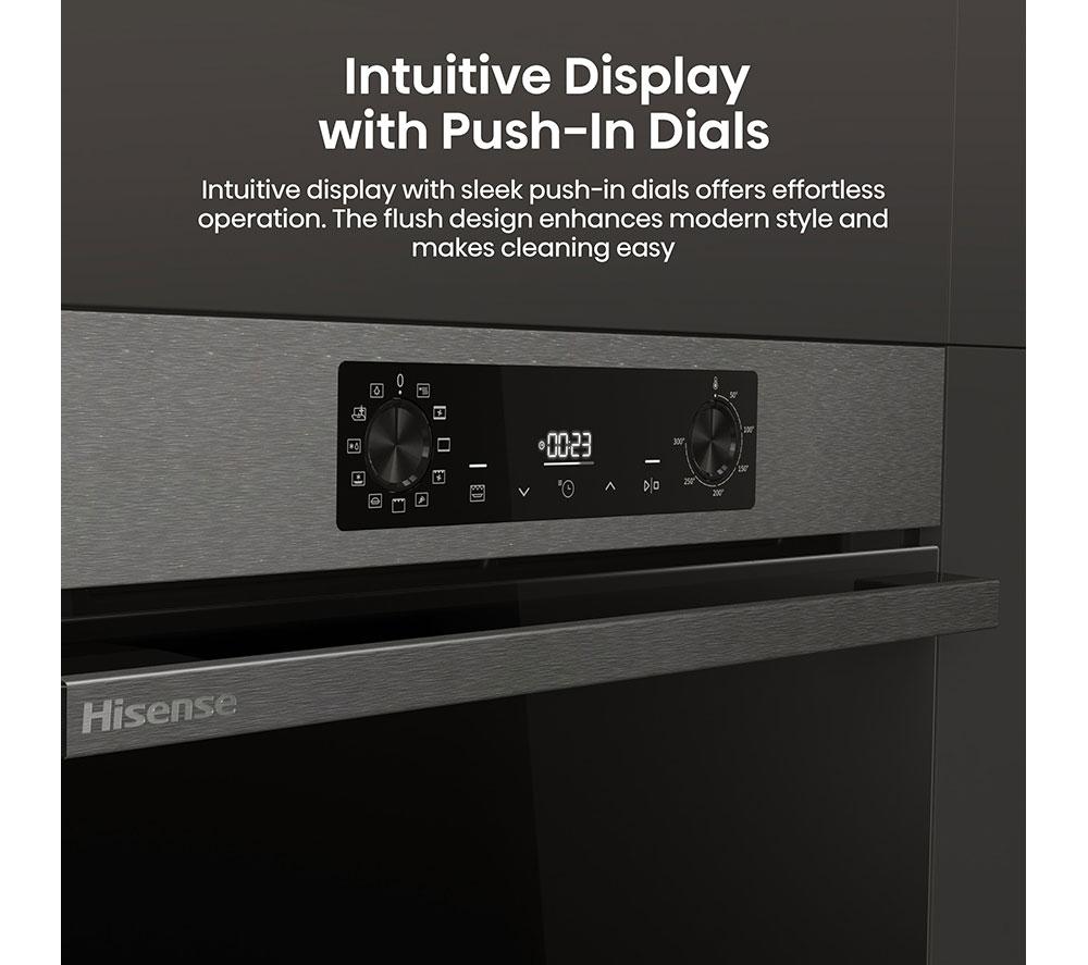 HISENSE Hi2 BI624CTPGUK Plug-in Electric Oven - Black Inox image number 10 of 24