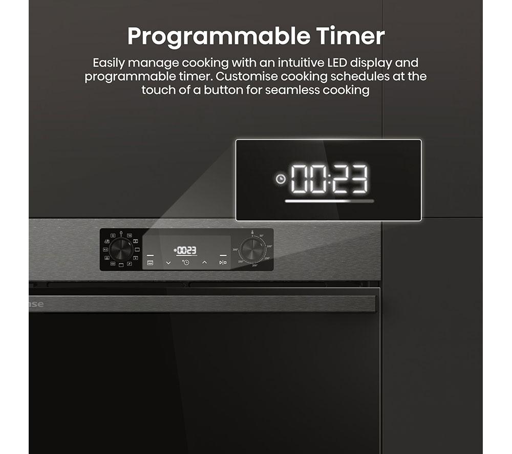 HISENSE Hi2 BI624CTPGUK Plug-in Electric Oven - Black Inox image number 20 of 24