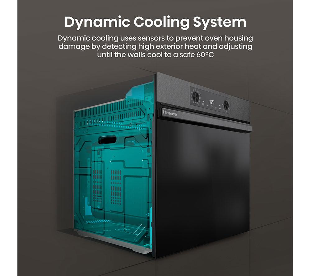 HISENSE Hi2 BI624CTPGUK Plug-in Electric Oven - Black Inox image number 23 of 24