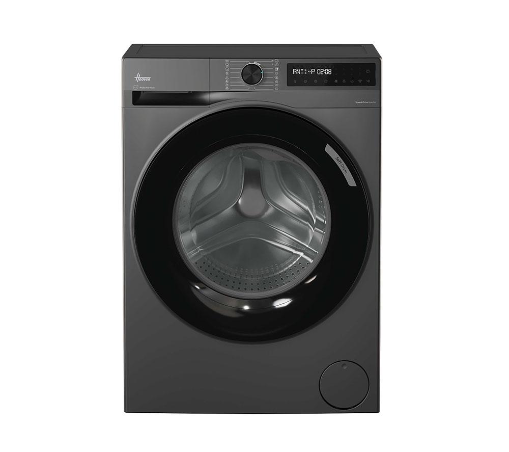 HOOVER Pro Wash Series 3 HBR 49SBL8G-80 WiFi-enabled 9 kg 1400 Spin Washing Machine – Graphite, Silver/Grey