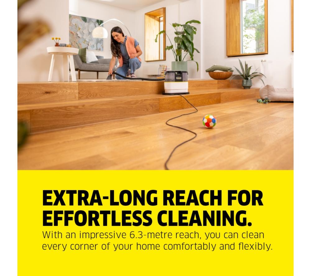 KARCHER SE 2 Spot Care Cylinder Carpet Cleaner - White image number 6 of 8