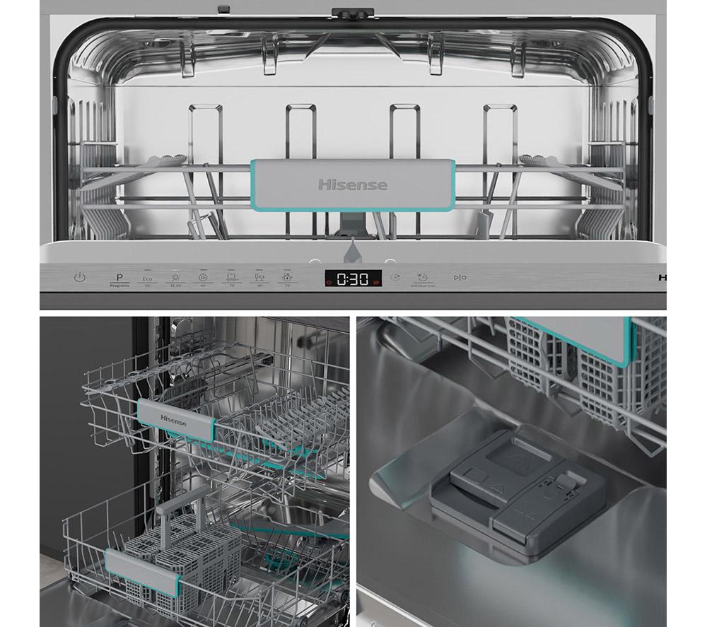 HISENSE HV642C65UK Full-size Fully Integrated Dishwasher image number 12 of 19
