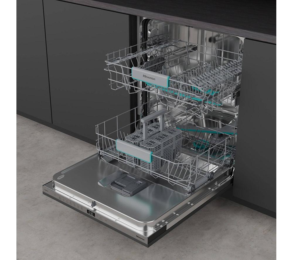 HISENSE HV642C65UK Full-size Fully Integrated Dishwasher image number 17 of 19
