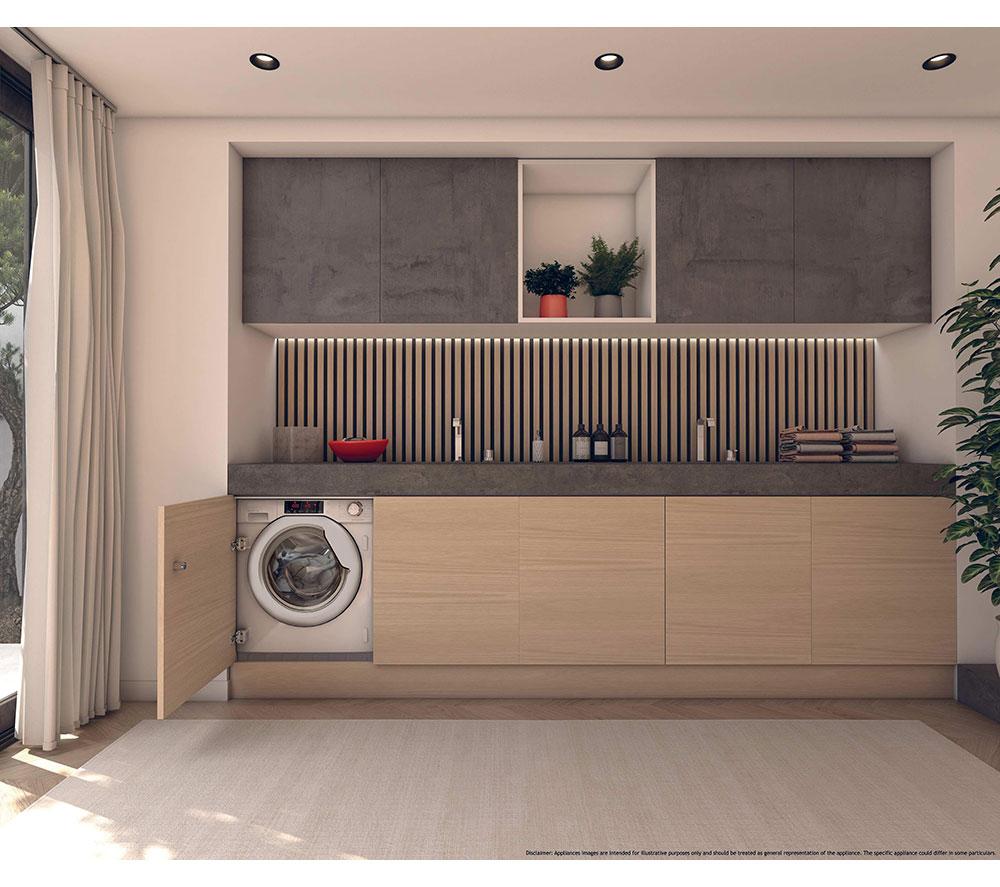 HOOVER H-Wash 300 Pro HBW 49TAMEJ-80 Integrated 9 kg 1400 Spin Washing Machine image number 3 of 12