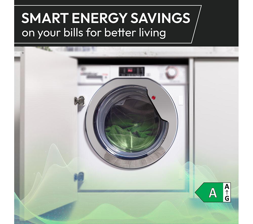 HOOVER H-Wash 300 Pro HBW 49TAMEJ-80 Integrated 9 kg 1400 Spin Washing Machine image number 5 of 12