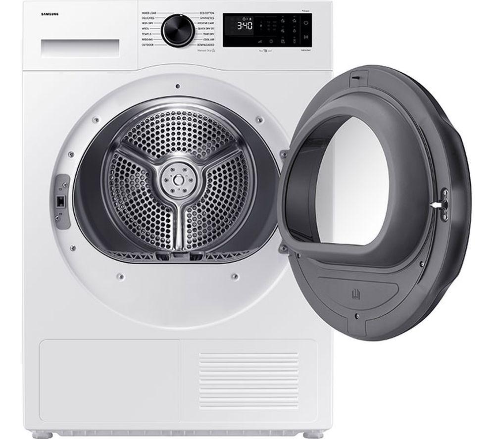 SAMSUNG Series 5 AI Energy DV90DG52A0AEEU WiFi-enabled 9 kg Heat Pump Tumble Dryer - White image number 3 of 5