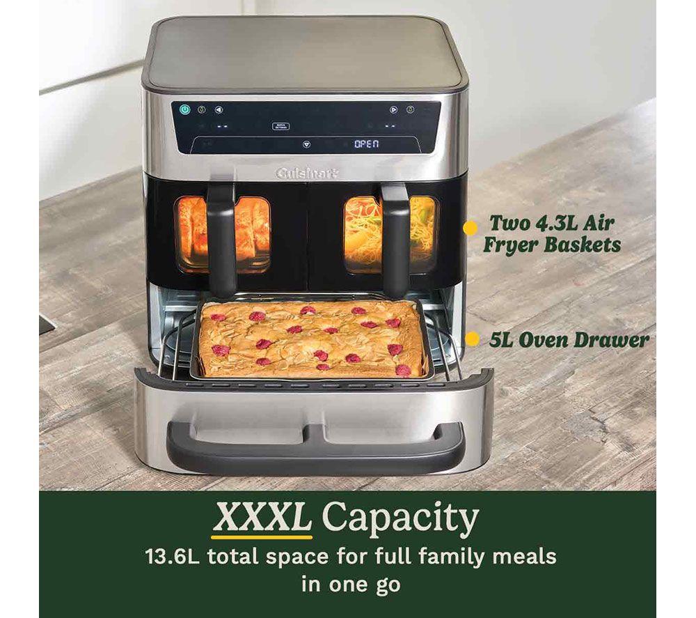 CUISINART ATF13XSSU TriZone Air Fryer & Oven - Stainless Steel & Black image number 9 of 15