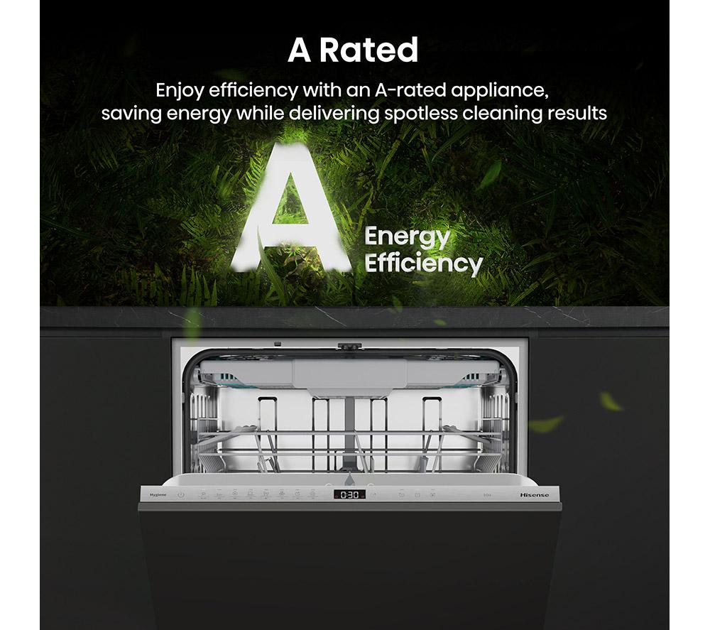 HISENSE HV663A60UK Full-size Fully Integrated Dishwasher image number 3 of 20