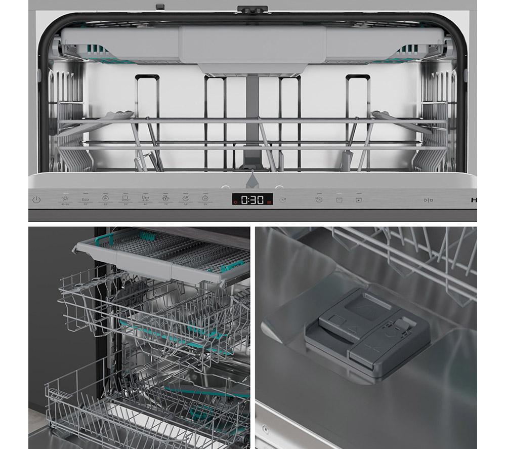 HISENSE HV663A60UK Full-size Fully Integrated Dishwasher image number 12 of 20