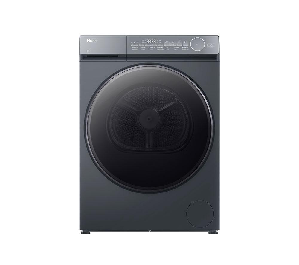 Haier X Series 7 Hd100-C367gu1-Uk Wifi-Enabled 10 Kg Heat Pump Tumble Dryer - Graphite, Silver/Grey