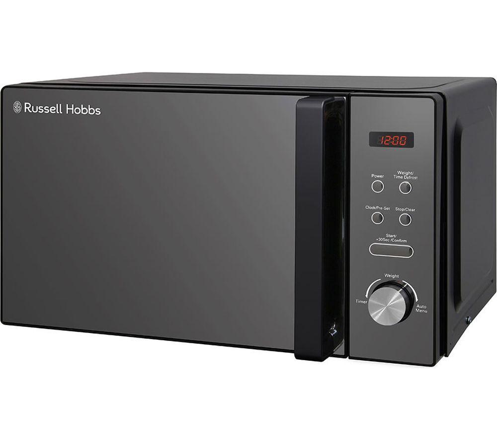 RUSSELLL HOBBS RHM2076B Compact Solo Microwave - Black image number 10 of 10