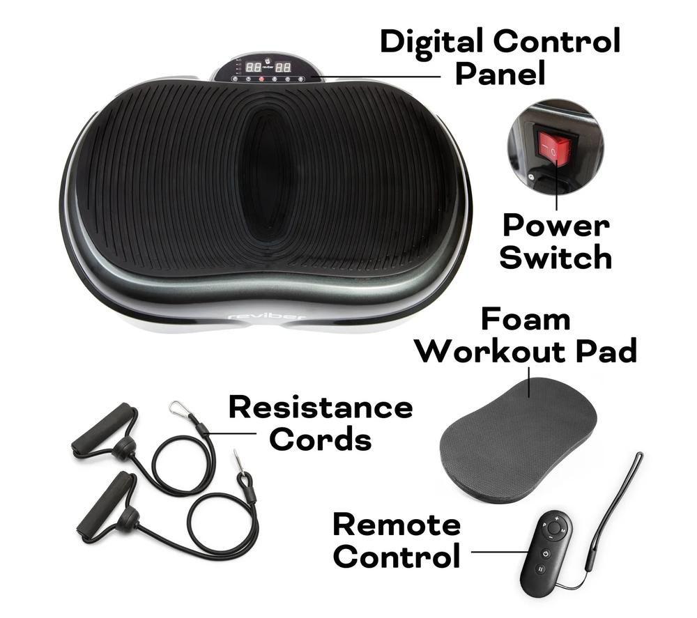 REVIBER Fusion Vibration Plate Exerciser - Grey image number 9 of 12