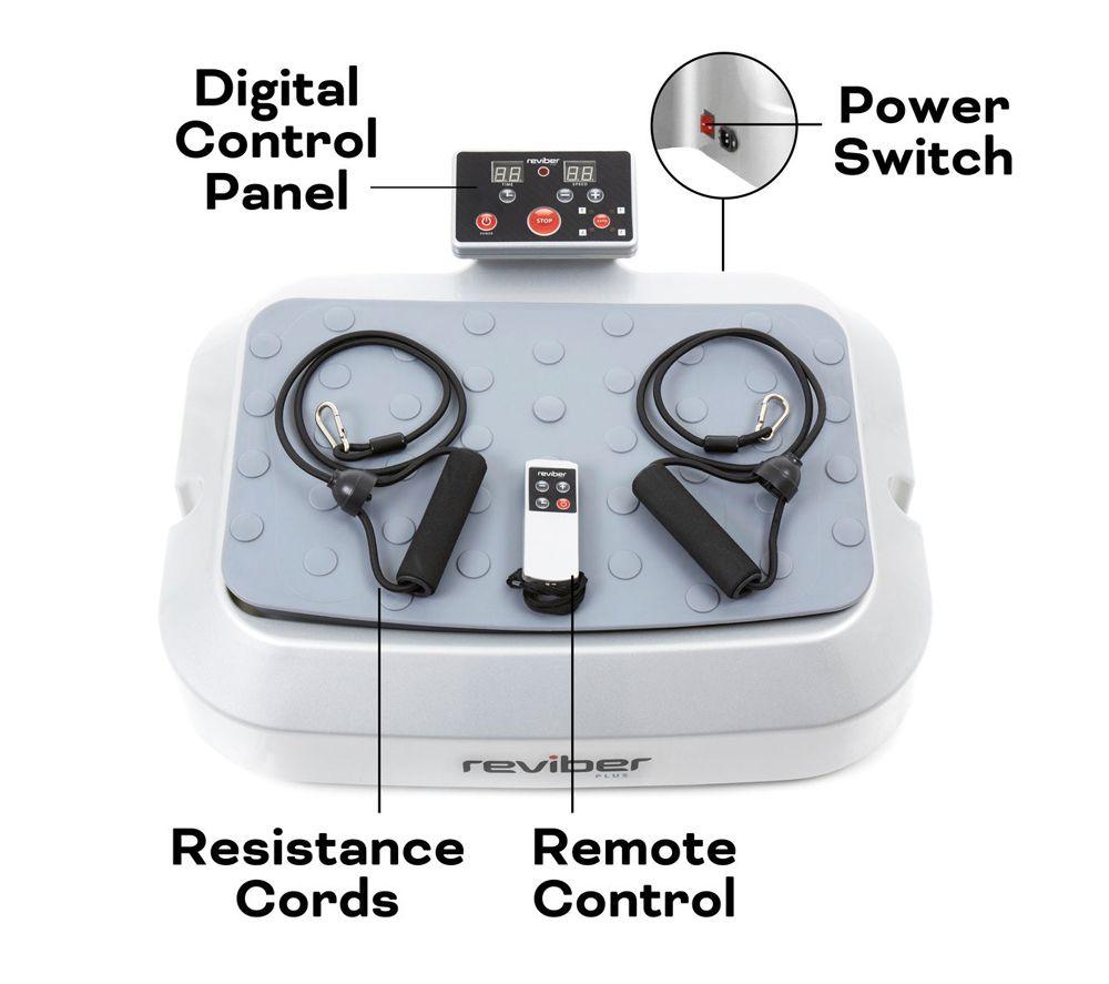 REVIBER Plus Vibration Plate Exerciser - White image number 4 of 11