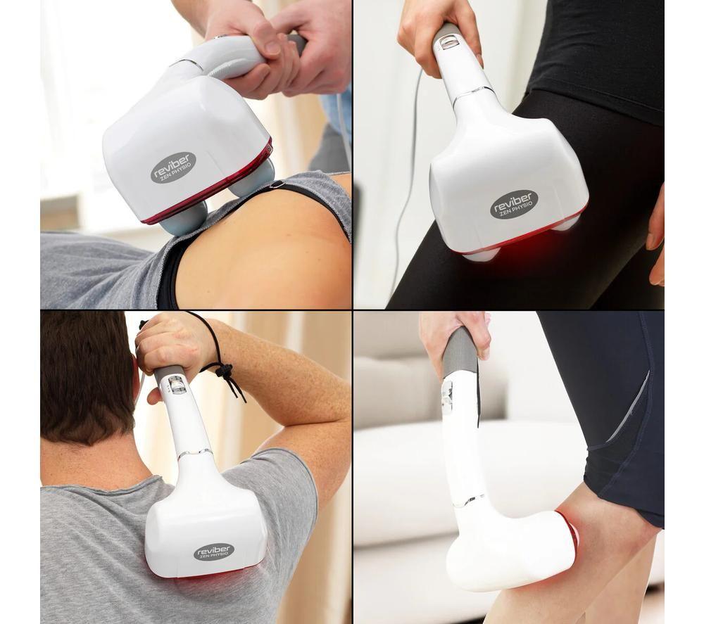 REVIBER Zen Physio RV-MADP Handheld Body Massager - White image number 2 of 7