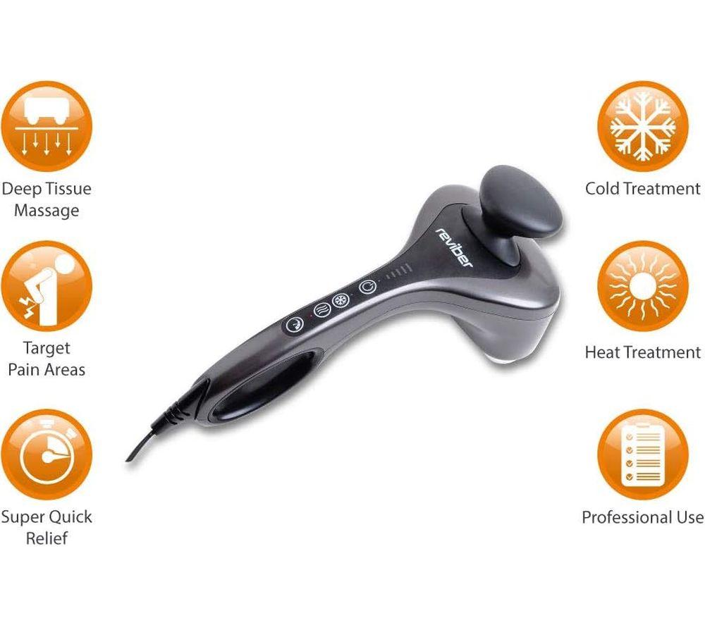 REVIBER RV-MAHC Percussion Handheld Body Massager - Grey image number 3 of 5