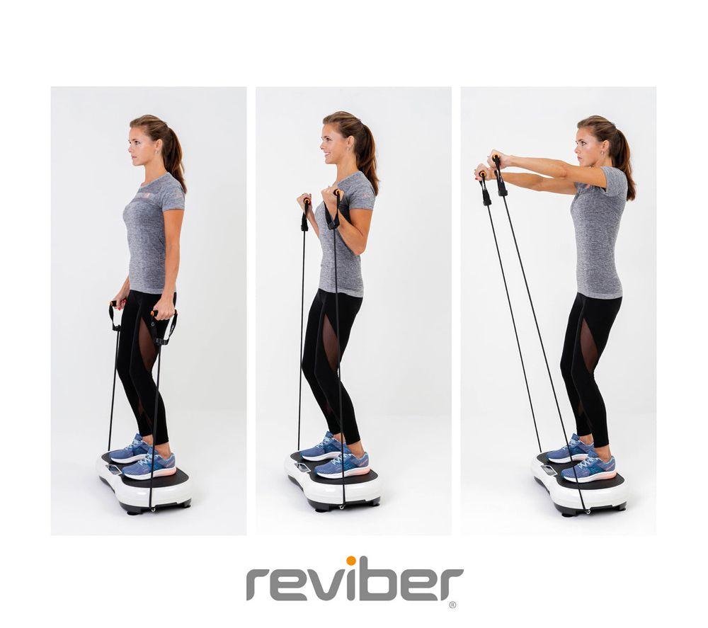 REVIBER Superslim Vibration Plate Exerciser - Black & White image number 4 of 6