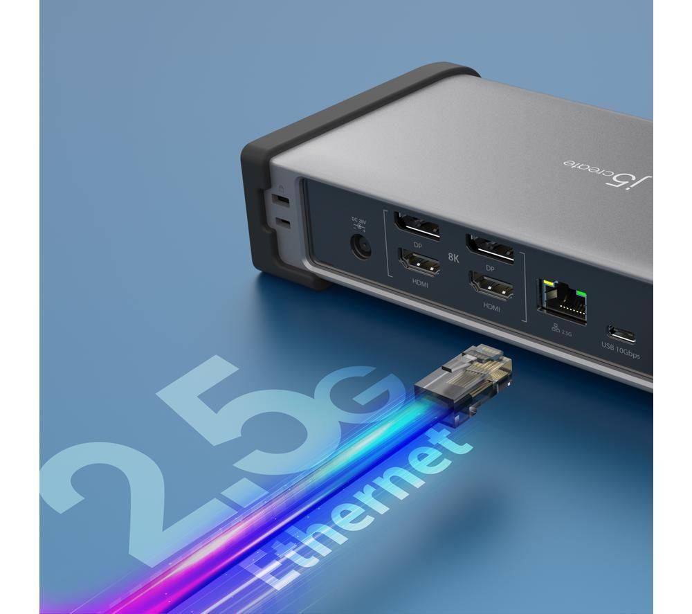 J5CREATE JTD568 15-Port Thunderbolt 4 Docking Station image number 8 of 9