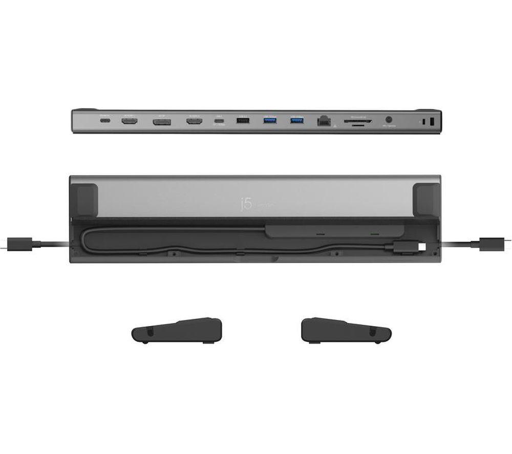 J5CREATE JCD554 11-Port USB-4 Docking Station image number 5 of 13