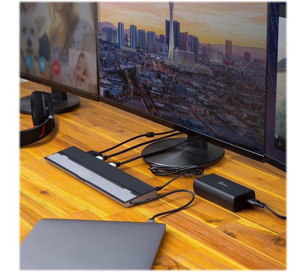 J5CREATE JCD543P 100 W 13-Port USB Type-C Docking Station with PD Adapter image number 2 of 7