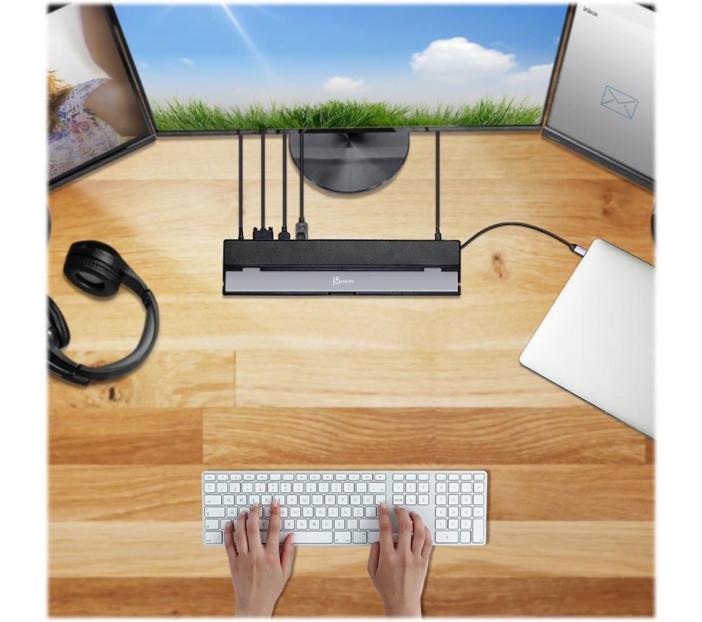 J5CREATE JCD543P 100 W 13-Port USB Type-C Docking Station with PD Adapter image number 3 of 7