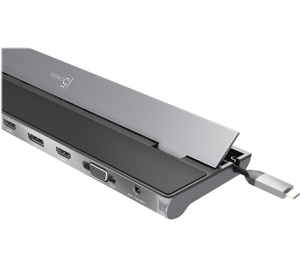J5CREATE JCD543P 100 W 13-Port USB Type-C Docking Station with PD Adapter image number 4 of 7