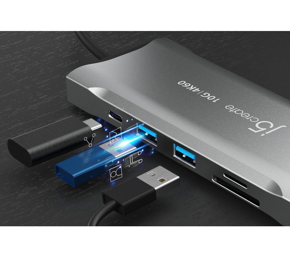 J5CREATE JCD397-N 9-port USB Hub image number 8 of 12