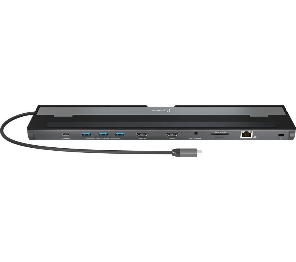 J5CREATE JCD542 100 W 10-Port USB Type-C Docking Station image number 2 of 10