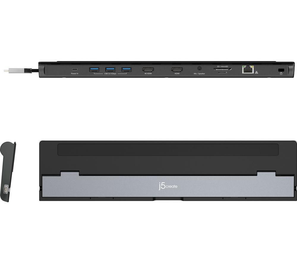 J5CREATE JCD542 100 W 10-Port USB Type-C Docking Station image number 6 of 10